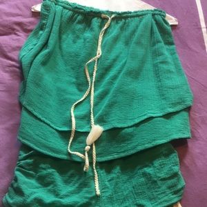 teal set! great festival wear!